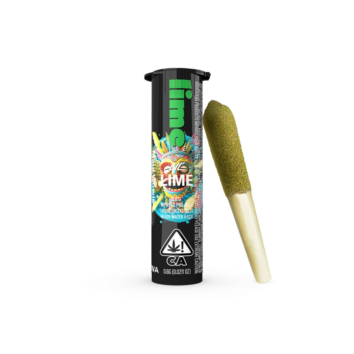 Lime Cannabis Maui Wowie Lil Lime Infused Preroll - 0.6 Grams Pre-Rolls cannabis