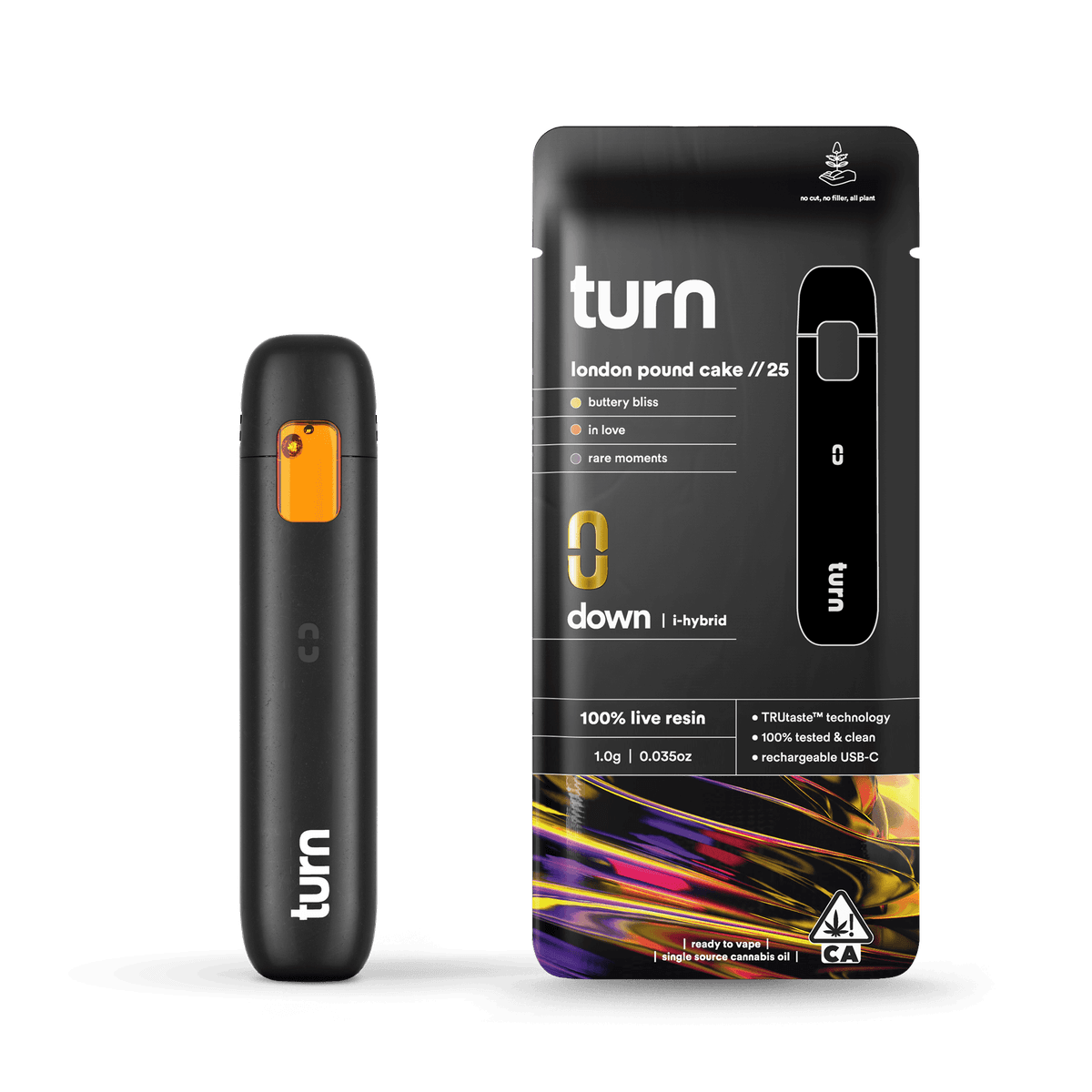 London Pound Cake Vape Carts by Turn, $30.00