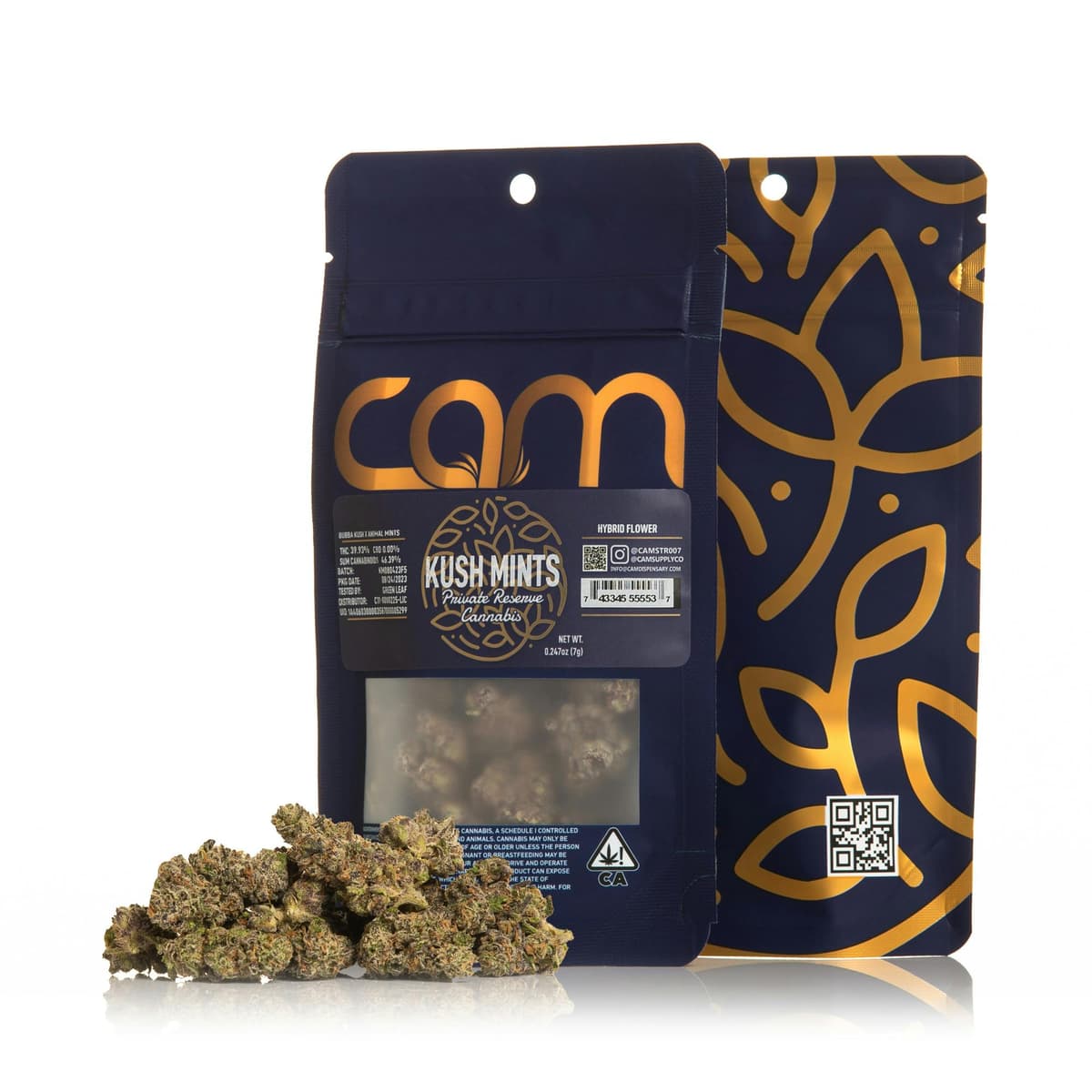CAM Flower California Artisanal Medicine Kush Mints CAM Flower - 7 Grams Flowers cannabis