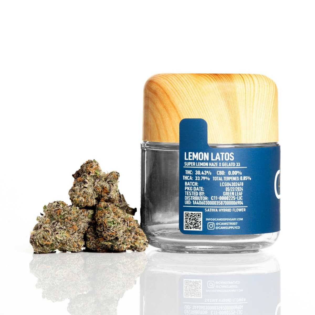 CAM Flower California Artisanal Medicine Lemon Latos CAM Flower - 3.5 Grams Flowers cannabis