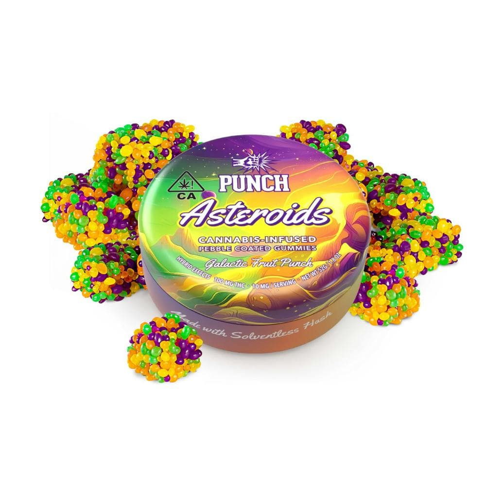 Punch Extracts Galactic Fruit Punch Solventless Asteroids Punch - 100 mg Edibles cannabis