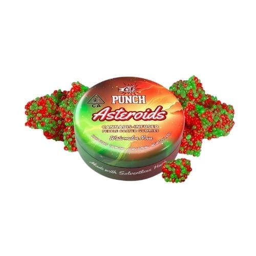 Punch Extracts Watermelon Nova Solventless Asteroids Punch - 100 mg Edibles cannabis