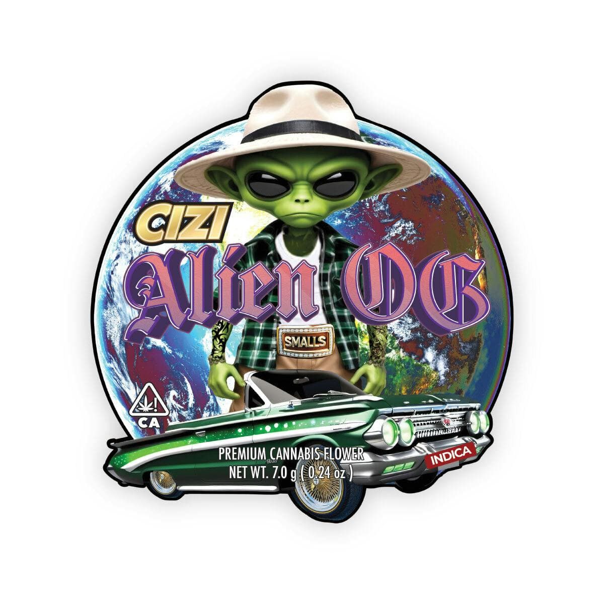 Cizi Alien OG Smalls - 7 Grams Flowers cannabis