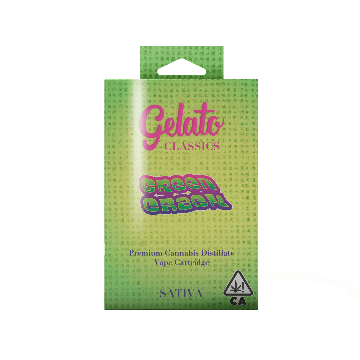 Gelato Cannabis Green Crack Vape Cartridge - 1 Gram Vape Carts cannabis