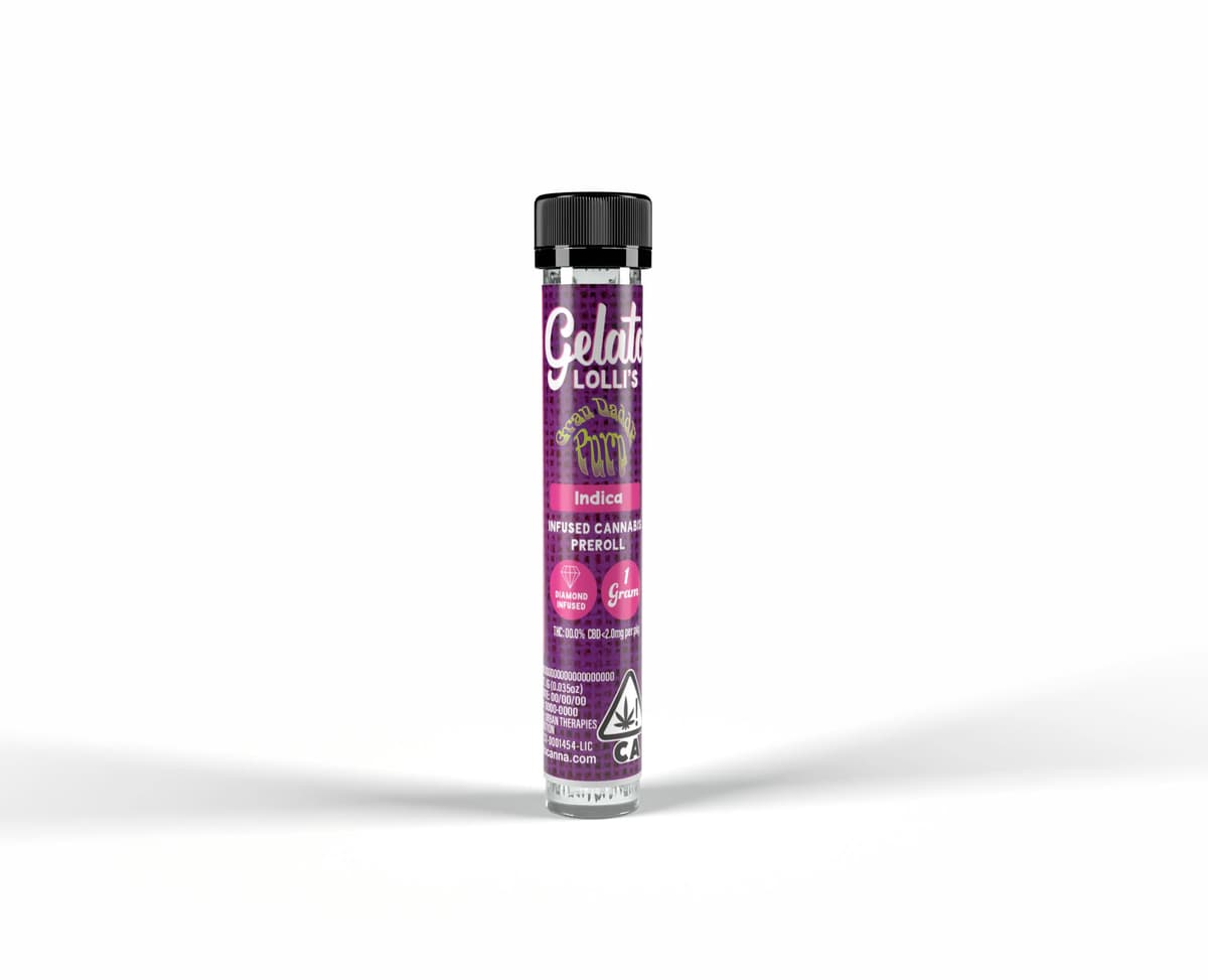 Gelato | GrandDaddy Purp | Infused Joint Pre-Rolls by Gelato Cannabis, $13.00