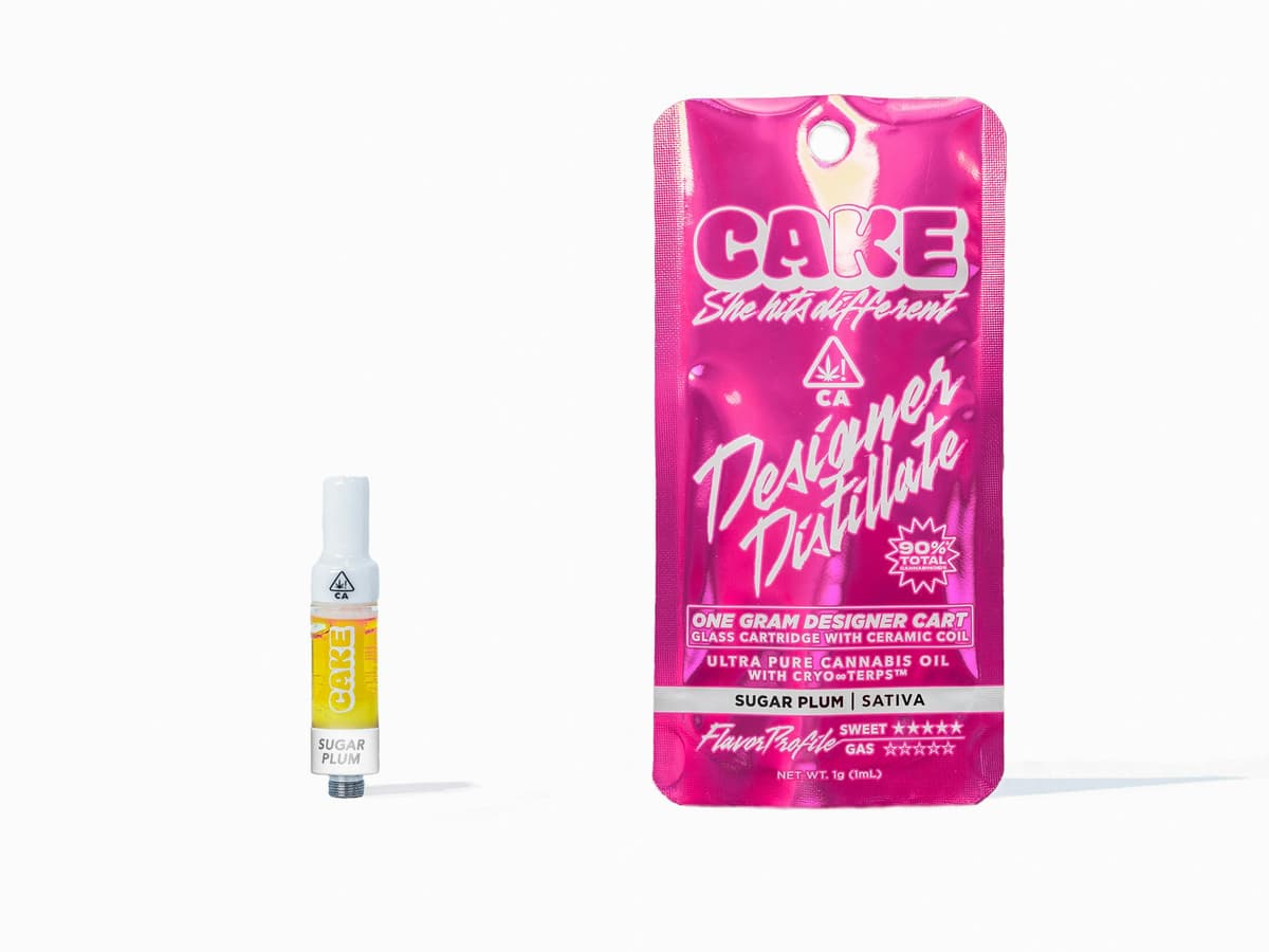 CAKE Sugar Plum Designer Cartridge - 1 Gram Vape Carts cannabis