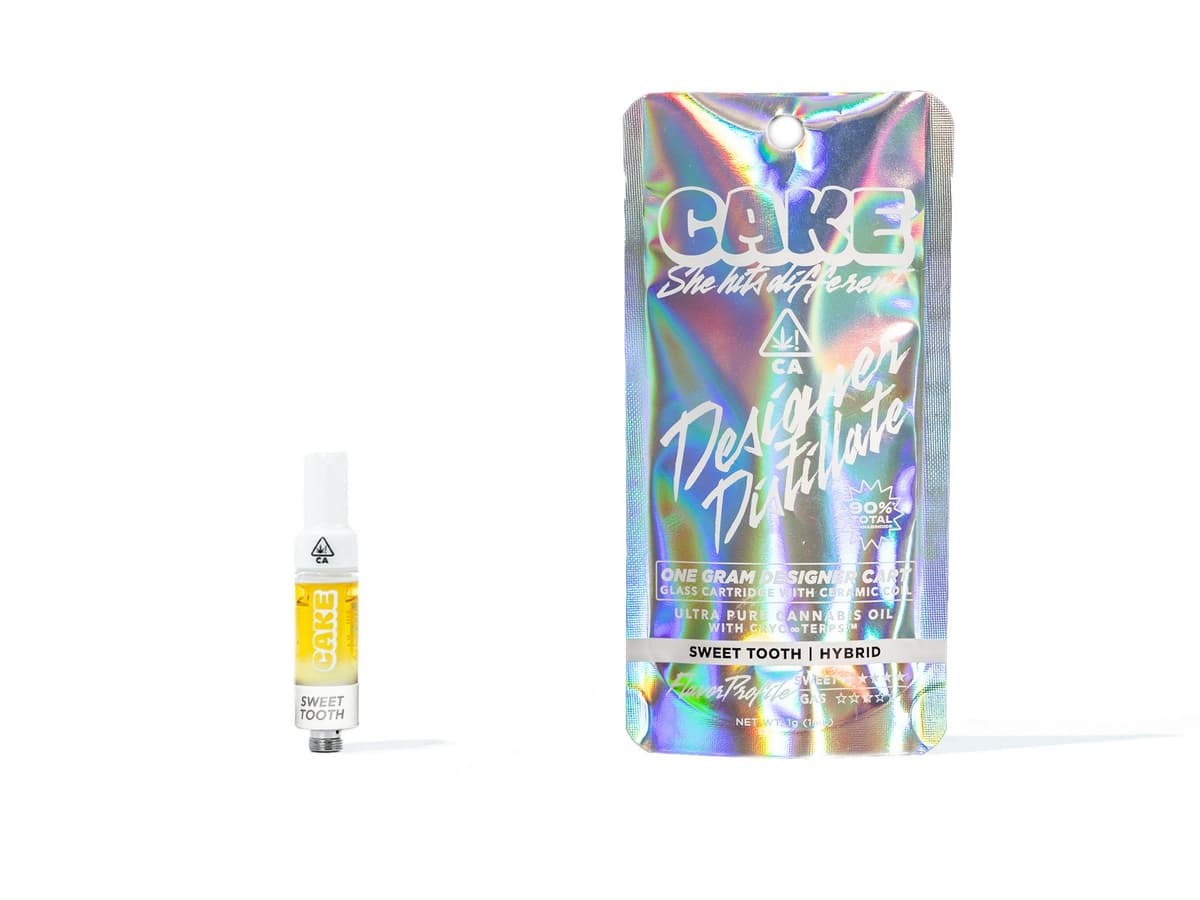 CAKE Sweet Tooth Designer Cartridge - 1 Gram Vape Carts cannabis