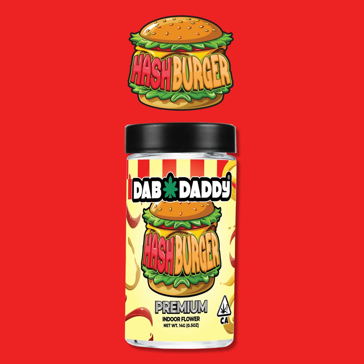 Hash Burger Flower by Dab Daddy, $60.00