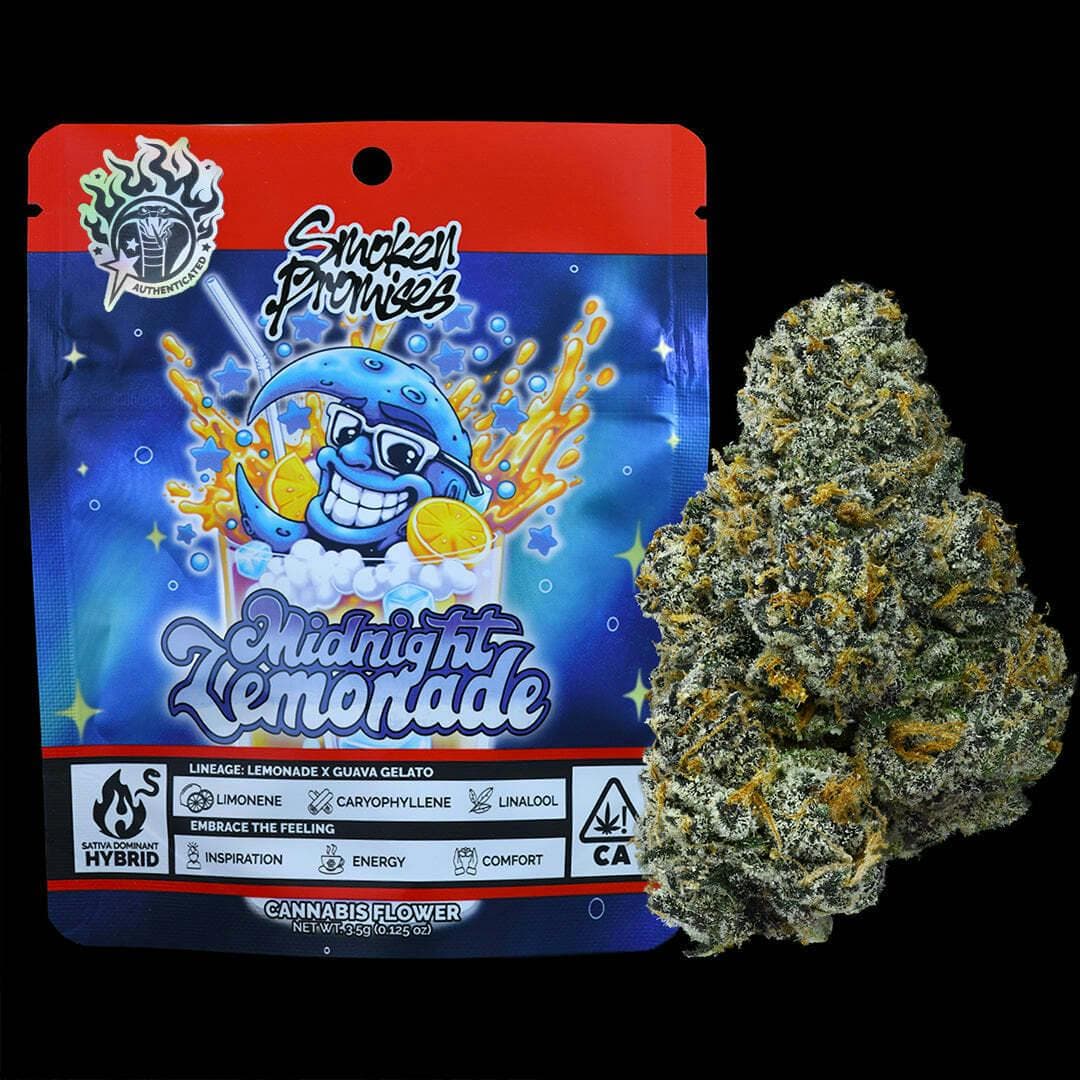 Smoken Promises Midnight Lemonade - 3.5 Grams Flowers cannabis