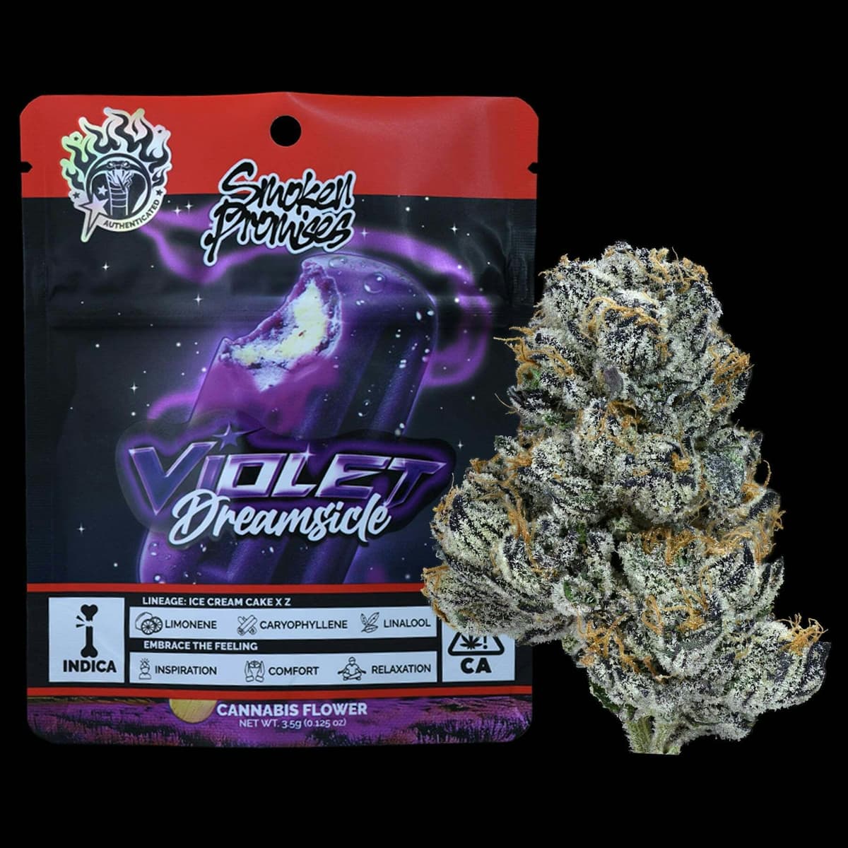 Smoken Promises Violet Dreams - 3.5 Grams Flowers cannabis