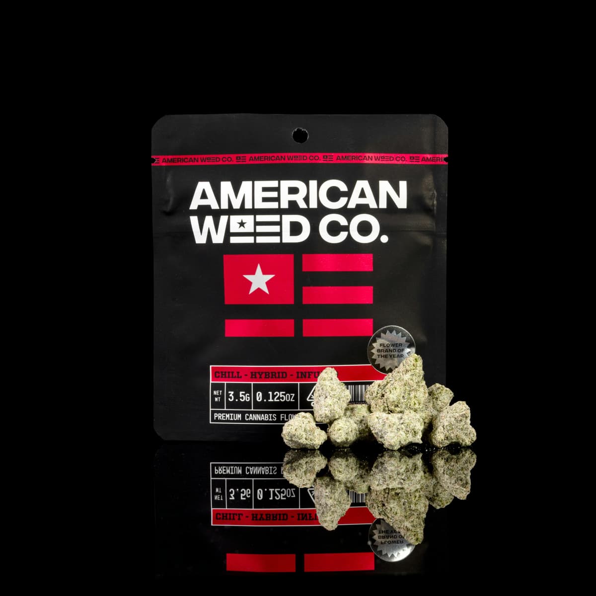 American Weed Company Apples n Banana Infused Flower American Weed Co. - 3.5 Grams Flowers cannabis