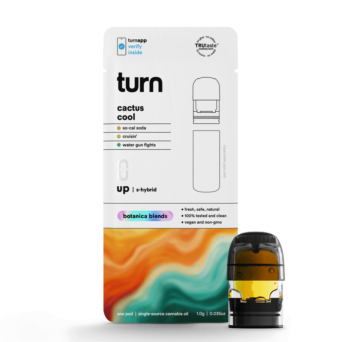 Cactus Cool | Pod Vape Carts by Turn, $22.00