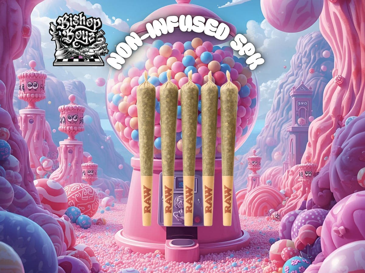 Bishop Boyz Bubblegum Runtz Prerolls - 5 Pack 2.5 Grams Pre-Rolls cannabis