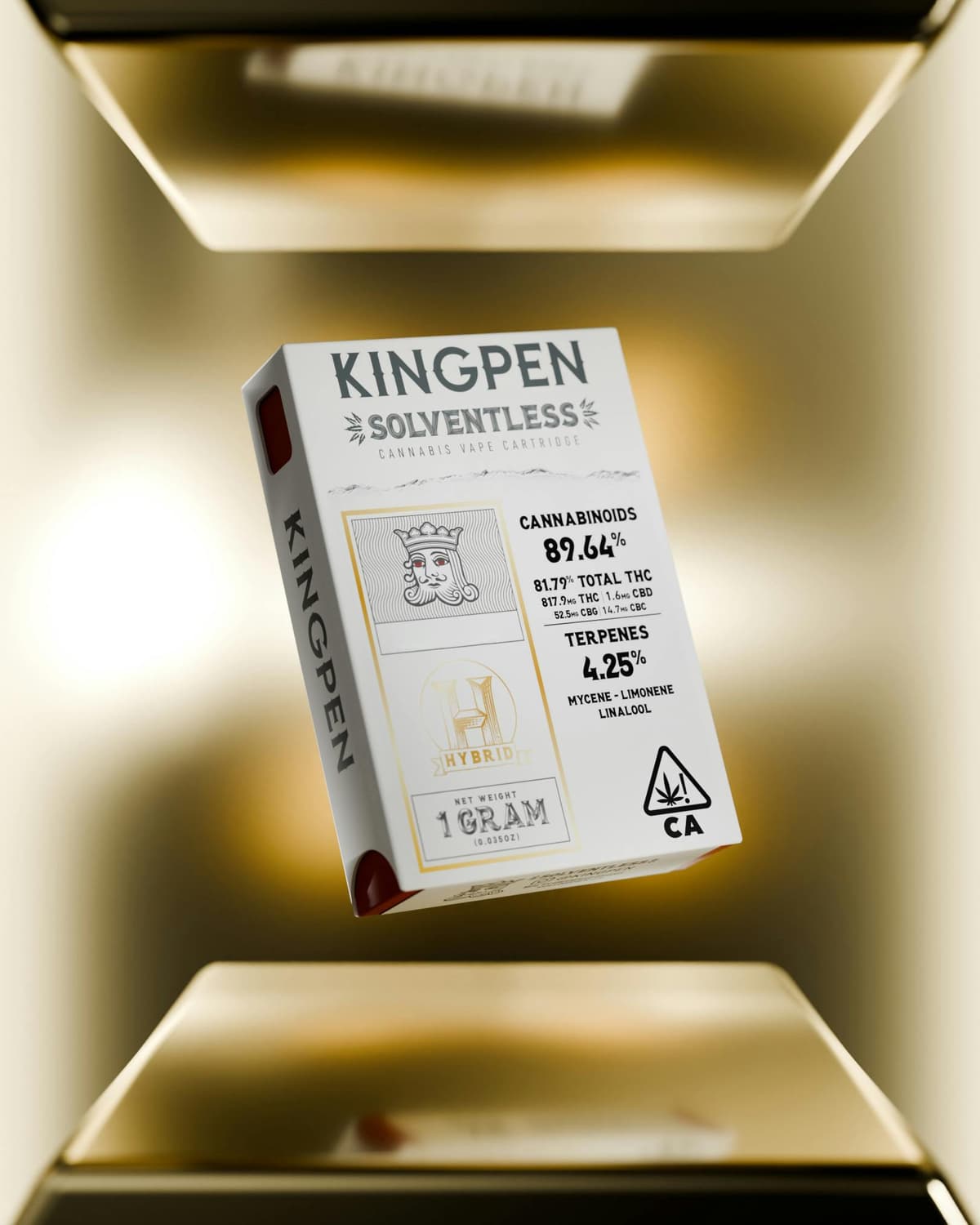 Kingpen Melon OG Solventless Vape - 1 Gram Vape Carts cannabis