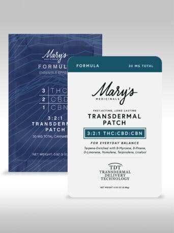 Mary’s Medicinals Formula 3:2:1 Patch Patches Mary's Medicinals Topicals cannabis