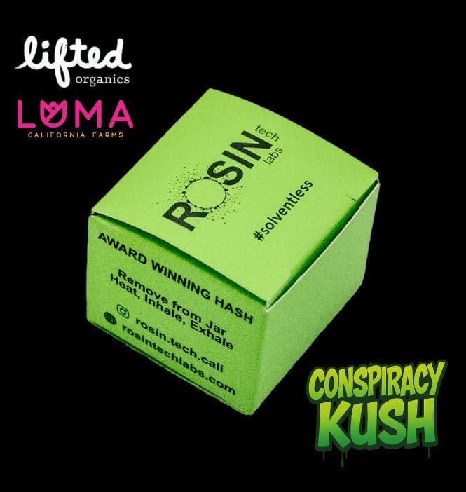 Rosin Tech Labs Capone Kush Green Label Rosin by - 1 Gram Concentrates cannabis