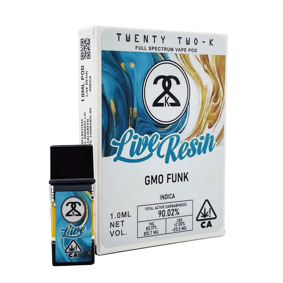 22K GMO Funk LR Vape - 1 Gram Vape Carts cannabis
