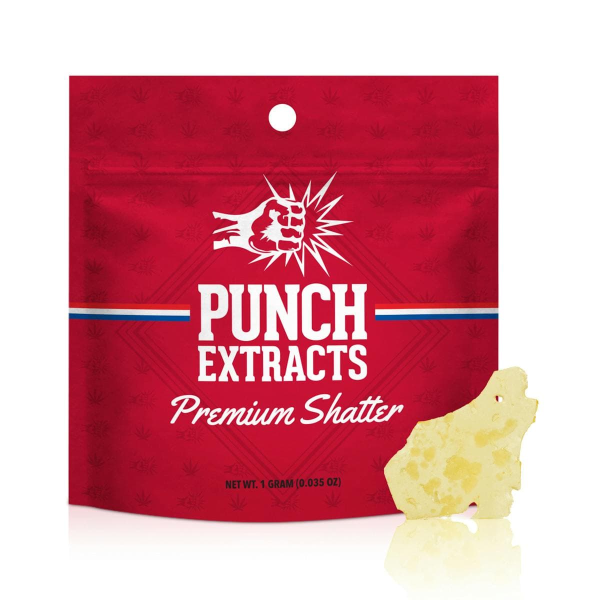 Punch Extracts King Louis BHO Shatter - 1 Gram Concentrates cannabis