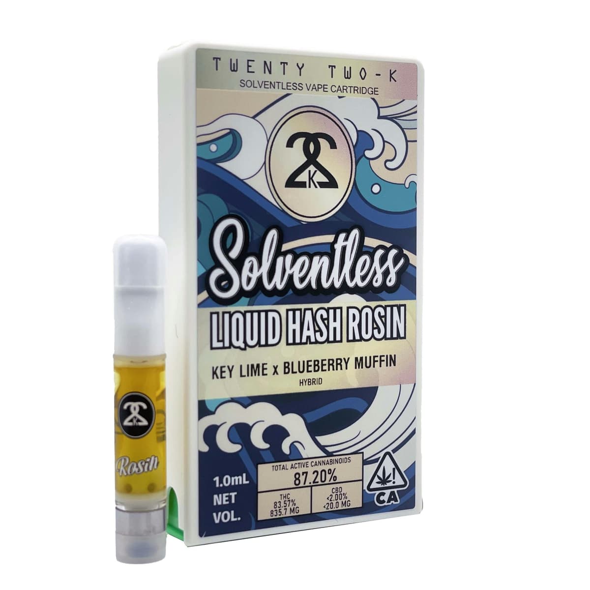 22K Key Lime x Blueberry Muffin Rosin Vape - 1 Gram Vape Carts cannabis
