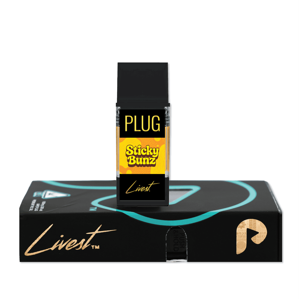Plug n' Play Sticky Bunz Livest LR Vape - 1 Gram Vape Carts cannabis