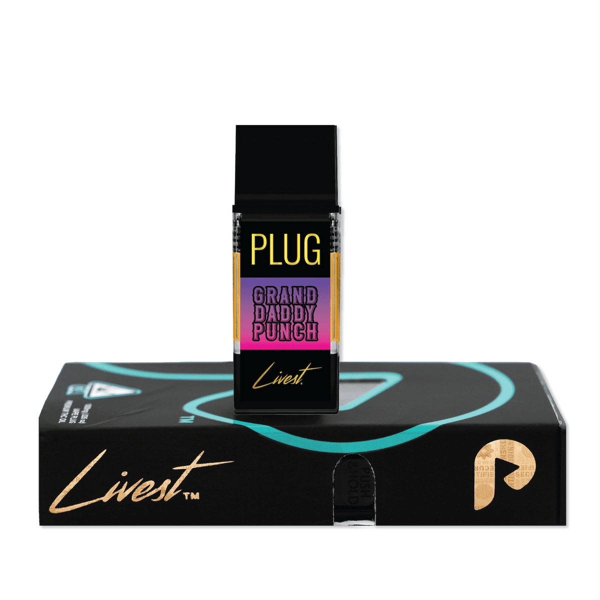 Plug n' Play Grand Daddy Punch Livest LR Vape - 1 Gram Vape Carts cannabis