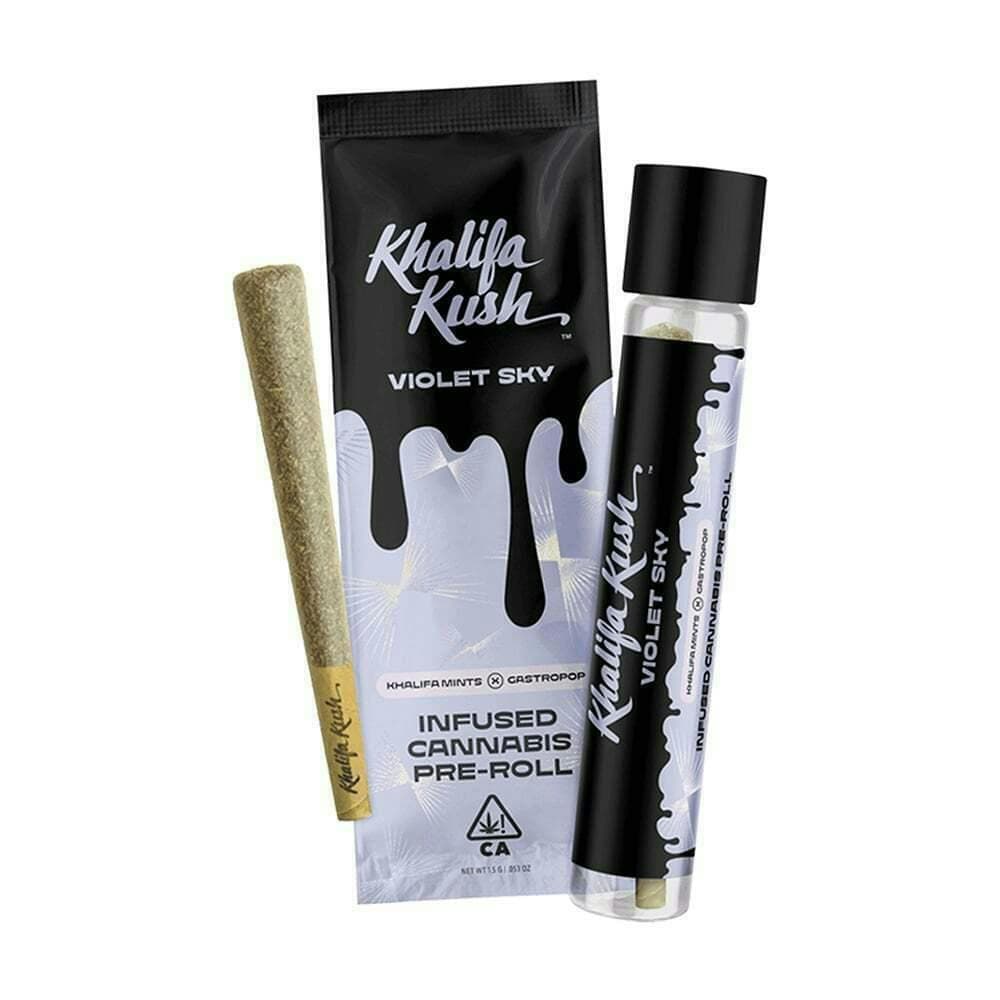 Khalifa Kush Violet Sky Infused Preroll - 1.5 Grams Pre-Rolls cannabis