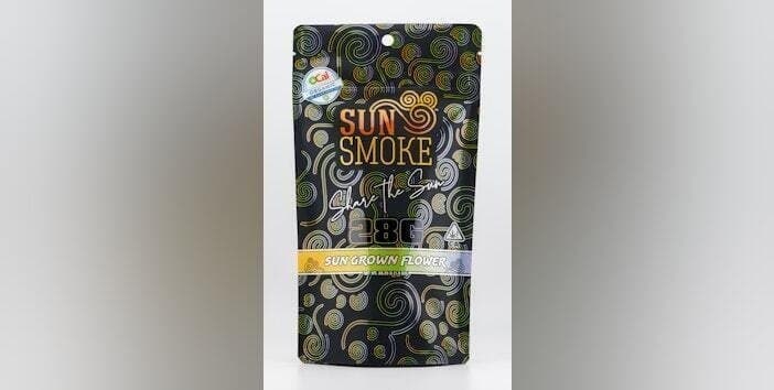 SunSmoke LA Kush Cake - 28 Grams Flowers cannabis