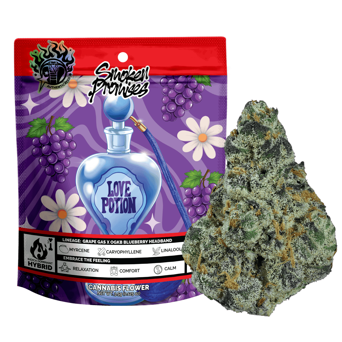 Smoken Promises Love Potion - 3.5 Grams Flowers cannabis