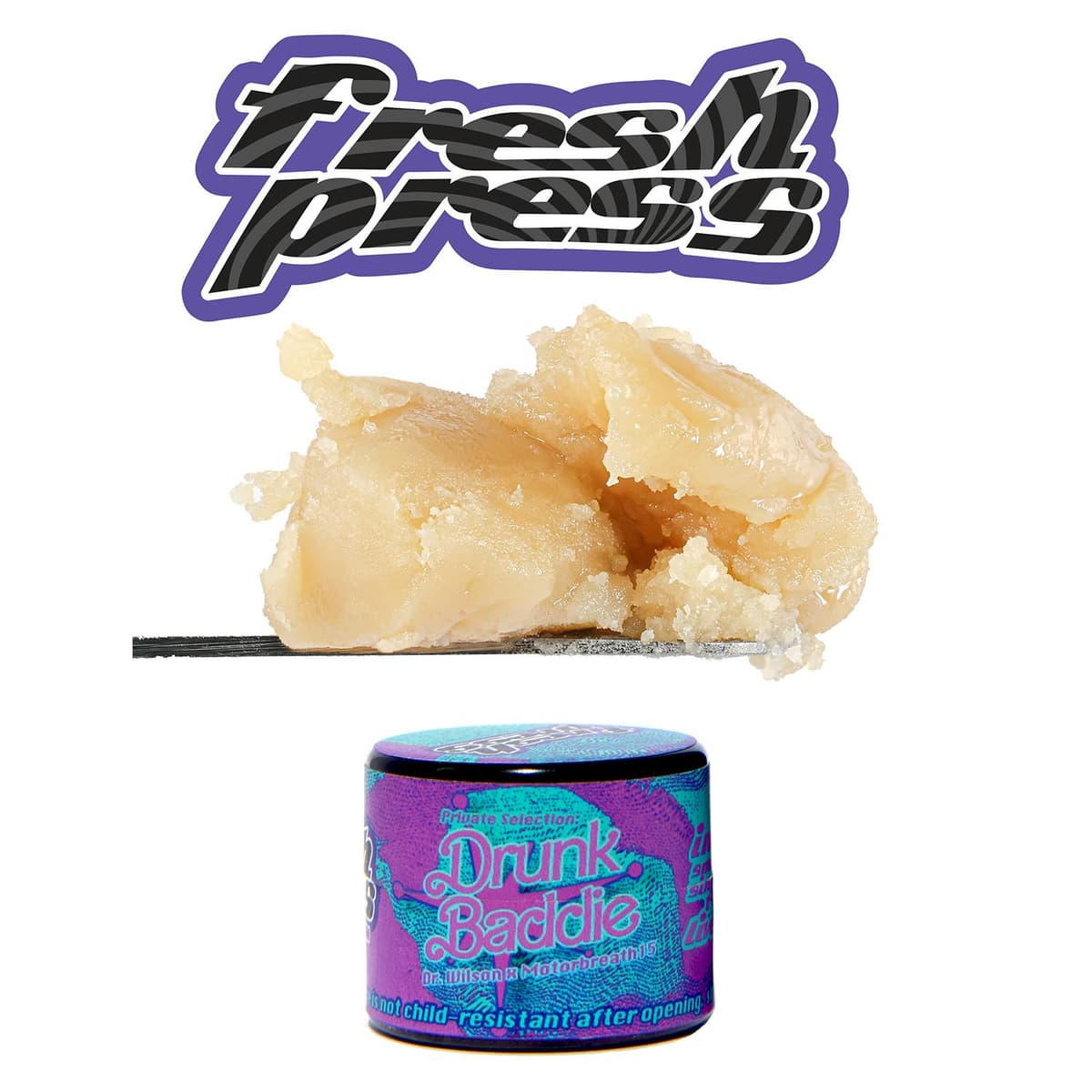 Fresh Press Drunk Baddie Live Rosin - 1 Gram Concentrates cannabis