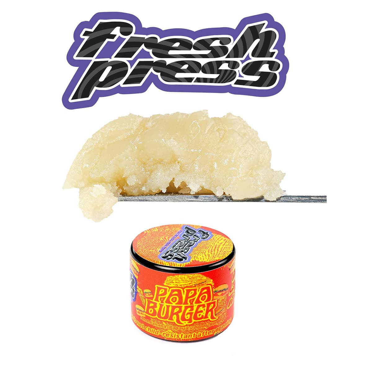 Fresh Press Papa Burger Live Rosin - 1 Gram Concentrates cannabis