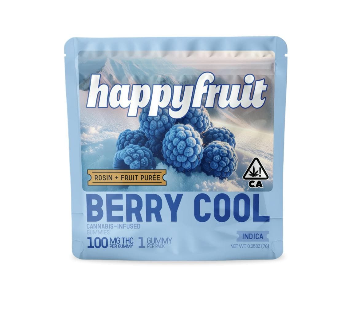 Happy Fruit Berry Cool Single Edible - 100 mg Edibles cannabis