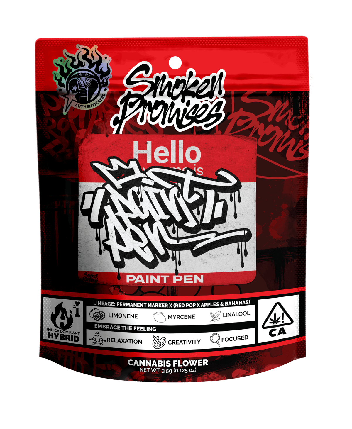 Smoken Promises Paint Pen - 3.5 Grams Flowers cannabis