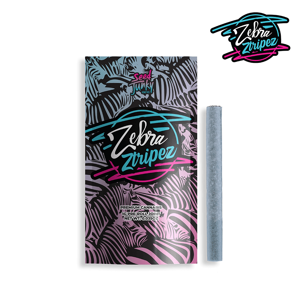 Seed Junky Zebra Ztripez Preroll - 1 Gram Pre-Rolls cannabis
