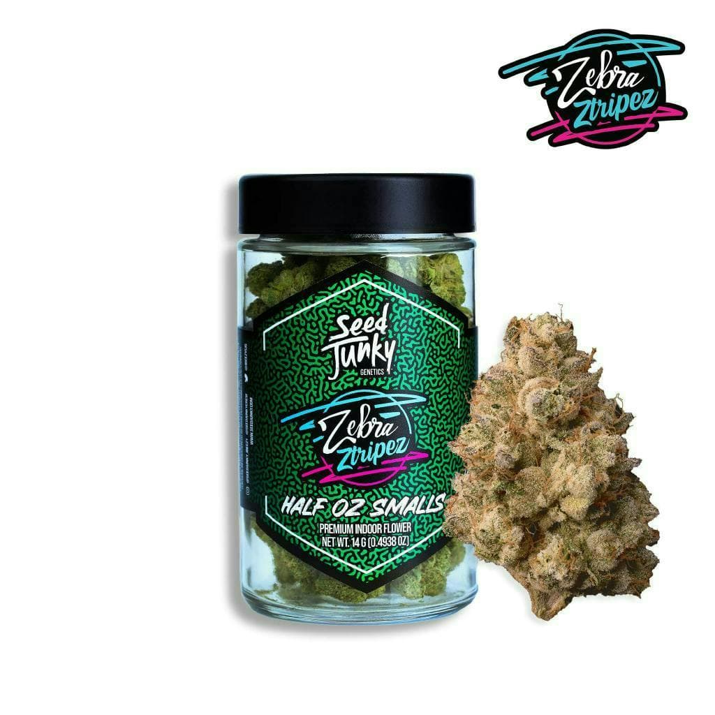 Zebra Ztripez | Smalls Flower by Seed Junky, $91.00