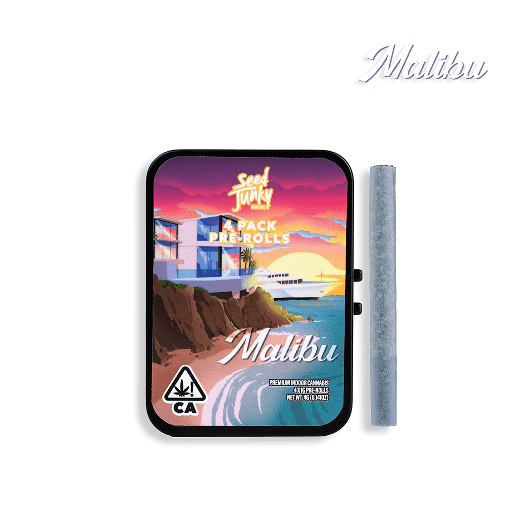 Seed Junky Malibu Prerolls - 4 Pack 4 Grams Pre-Rolls cannabis