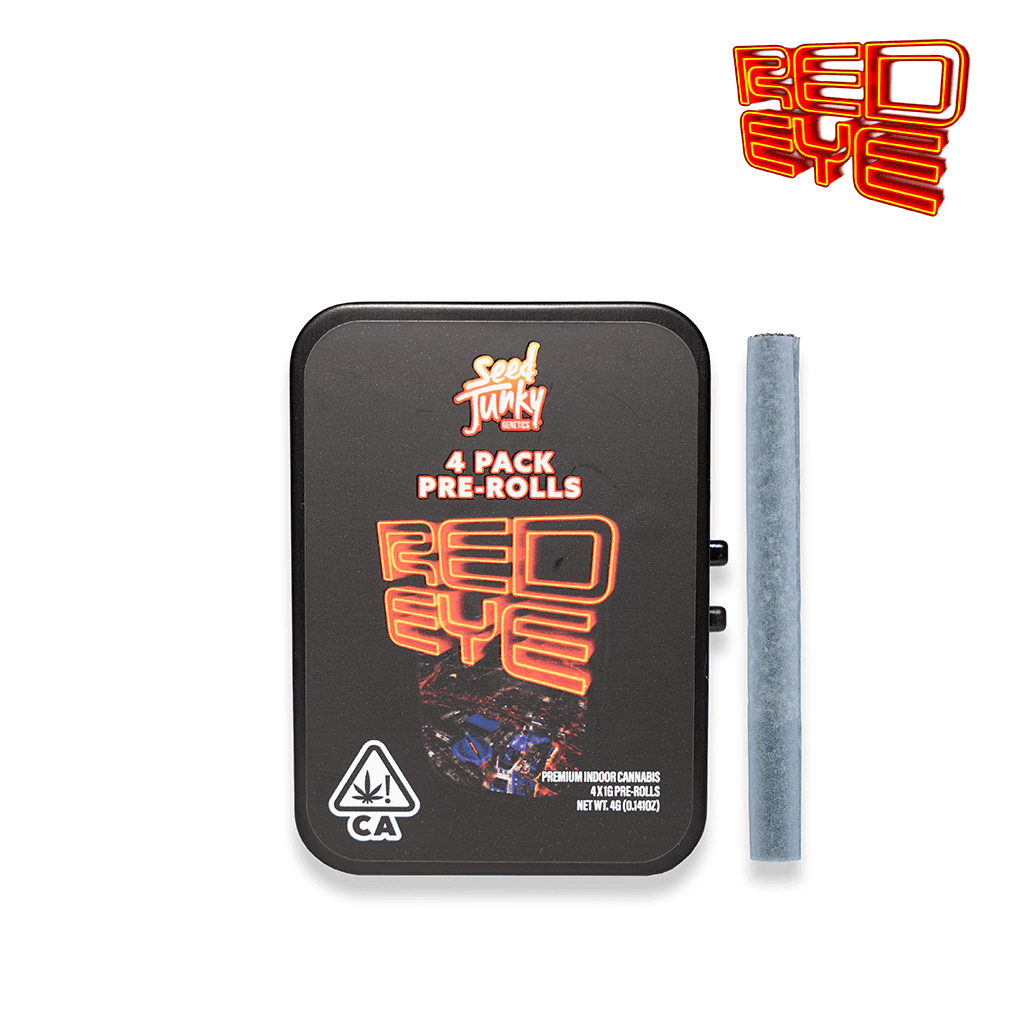Seed Junky Red Eye Prerolls - 4 Pack 4 Grams Pre-Rolls cannabis