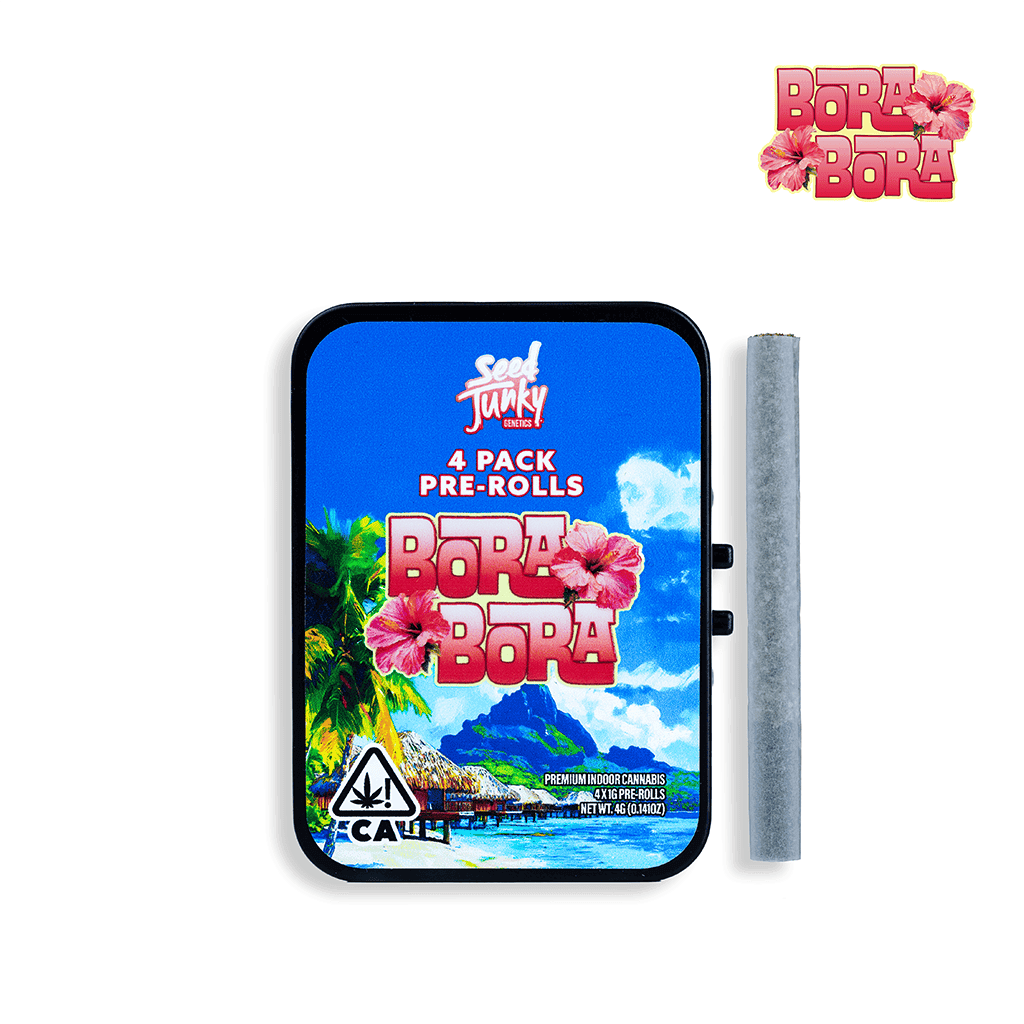 Seed Junky Bora Bora Prerolls - 4 Pack 4 Grams Pre-Rolls cannabis