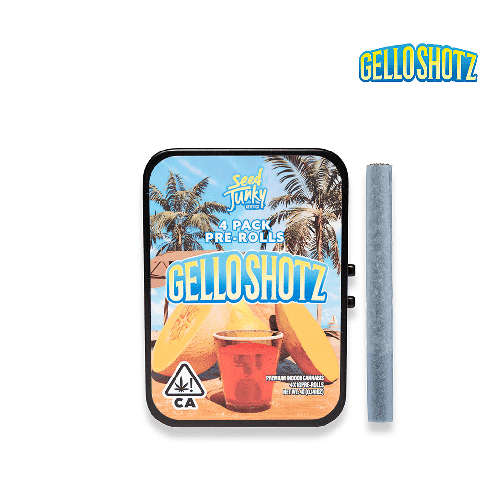 Seed Junky Gello Shotz Prerolls - 4 Pack 4 Grams Pre-Rolls cannabis