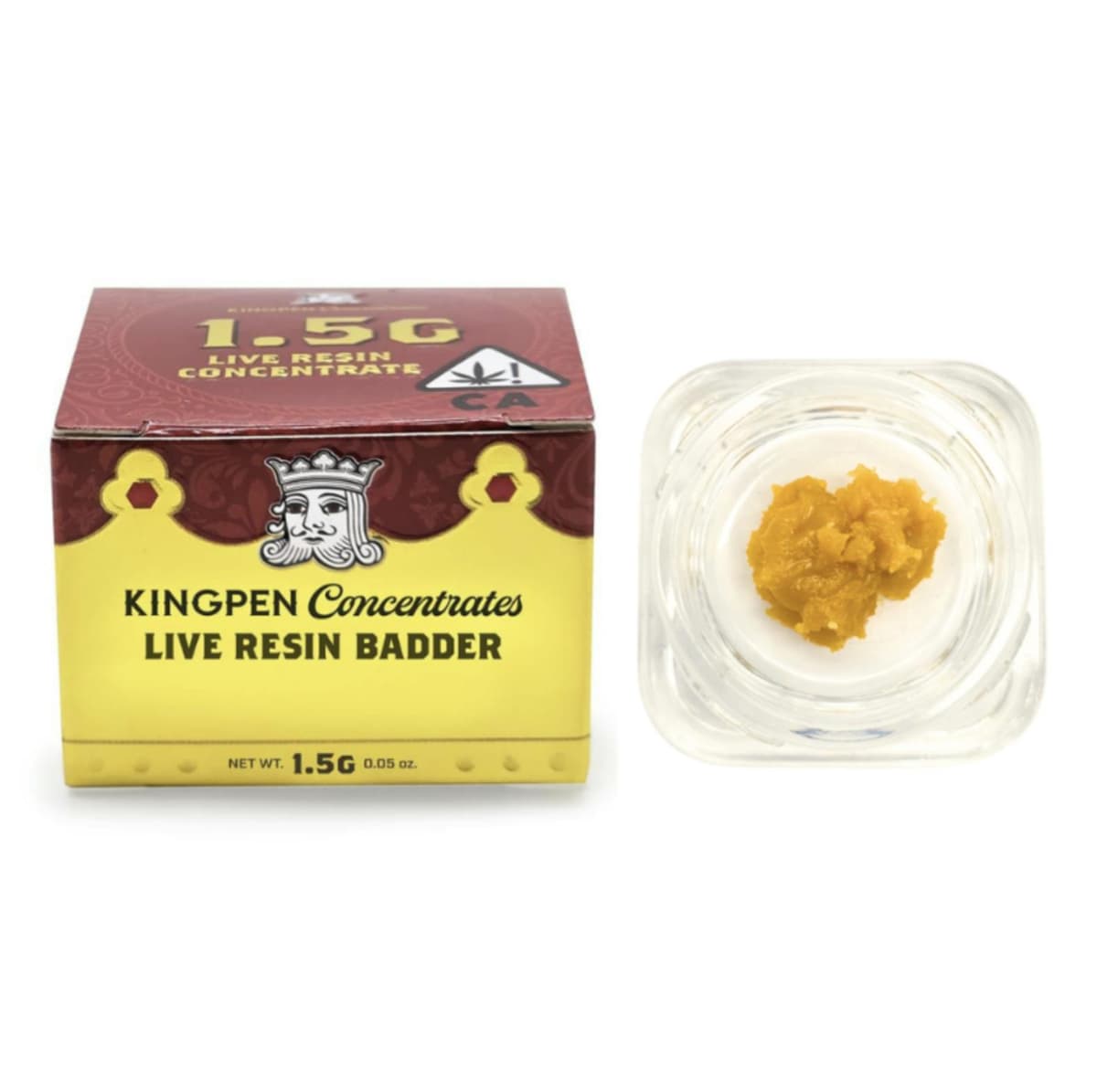 Kingpen GSC Live Resin Badder - 1.5 Grams Concentrates cannabis