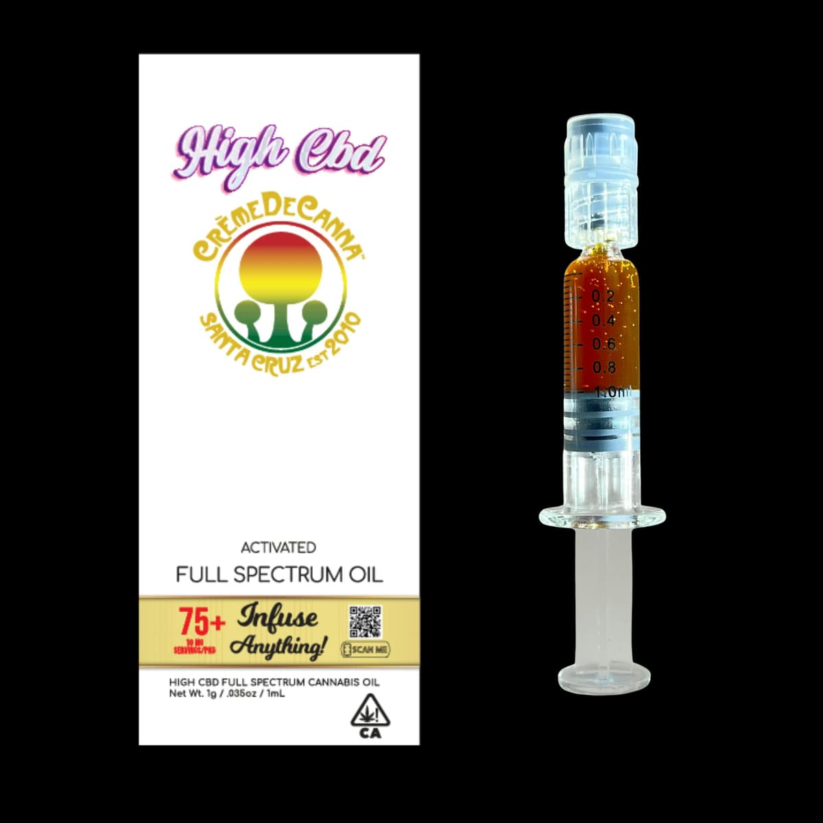 Creme de Canna High THC FSO - 1 Gram Concentrates cannabis