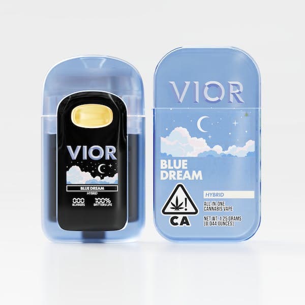 Vior Blue Dream All in One Vape - 1 Gram Vape Carts cannabis