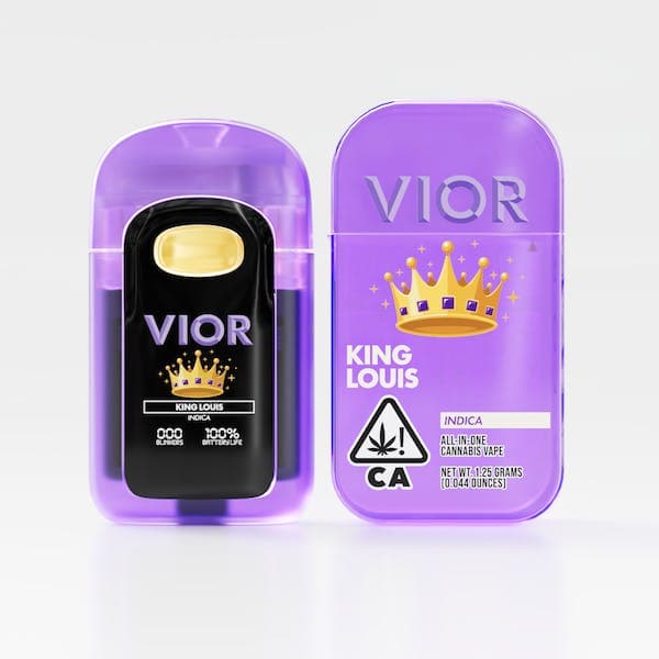 Vior King Louis All in One Vape - 1 Gram Vape Carts cannabis