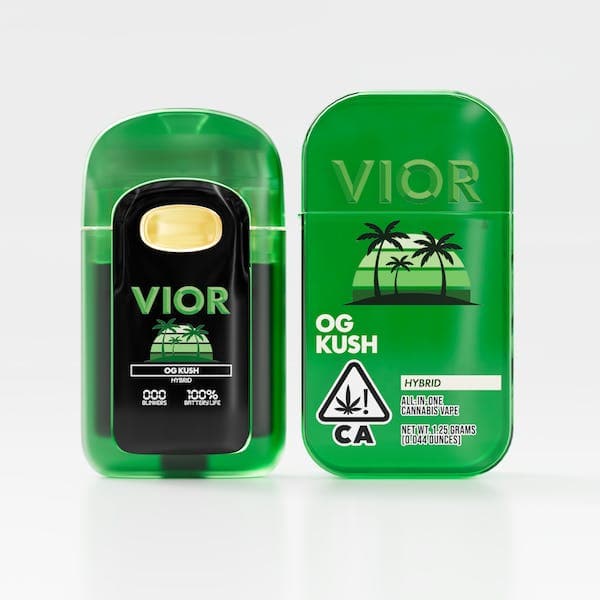 Vior OG Kush All in One Vape - 1 Gram Vape Carts cannabis