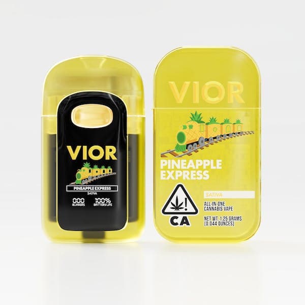 Vior Pineapple Express All in One Vape - 1 Gram Vape Carts cannabis