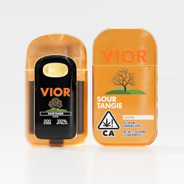 Vior Sour Tangie All in One Vape - 1 Gram Vape Carts cannabis