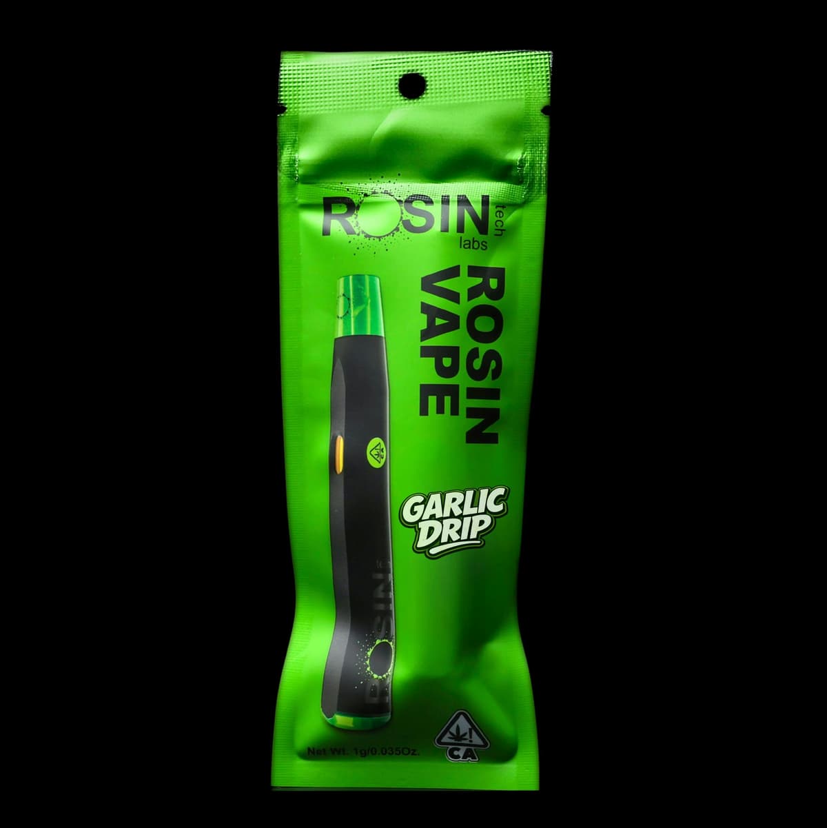 Rosin Tech Labs Garlic Drip AIO Rosin Bar Vape - 1 Gram Vape Carts cannabis