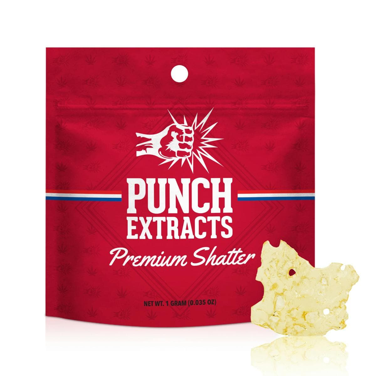 Punch Extracts Pink Runtz BHO Shatter - 1 Gram Concentrates cannabis