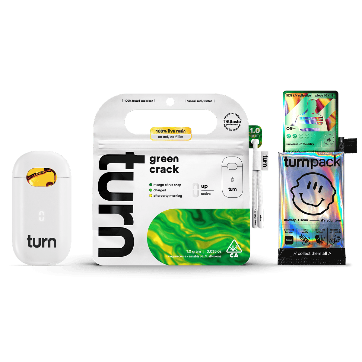 Green Crack Vape Carts by Turn, $39.00
