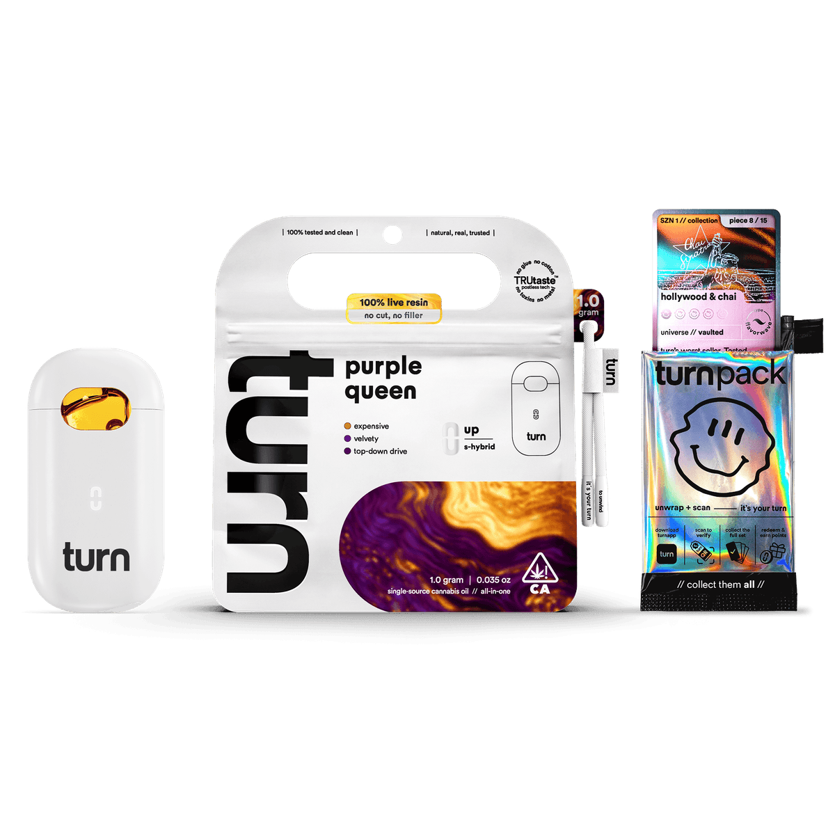 Purple Queen Vape Carts by Turn, $39.00
