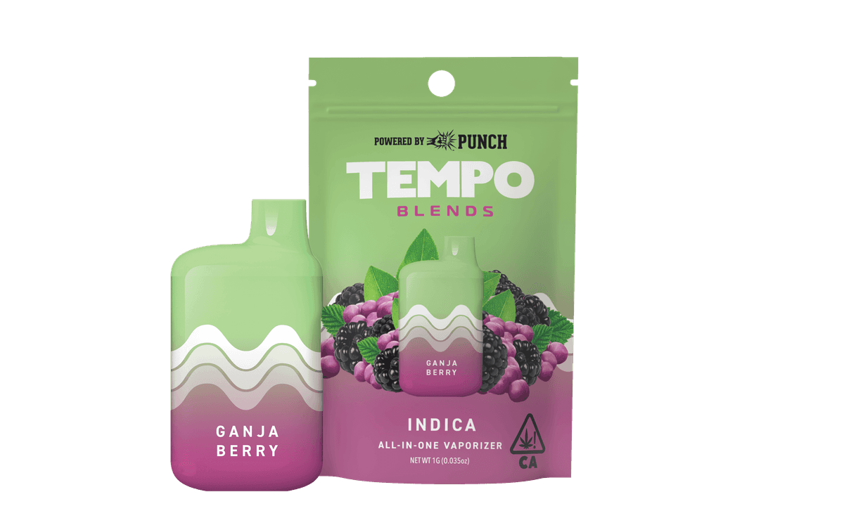 Tempo Ganja Berry All in One - 1 Gram Vape Carts cannabis